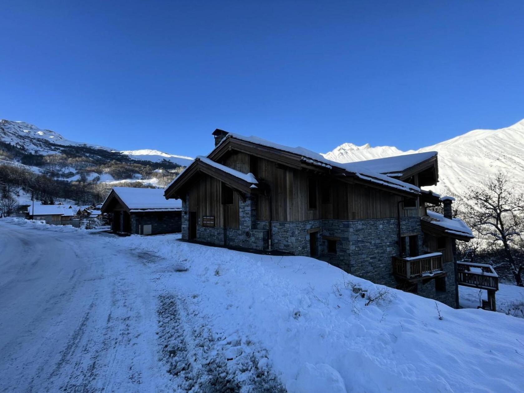 Les Chalets Du Cheval Noir - Appartement Neuf 4 Pieces 8 Personnes Avec Vue La Vallee Mae-2174 Saint-Martin-de-Belleville Exteriér fotografie